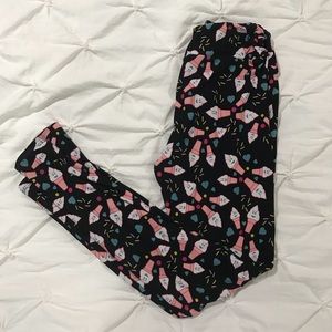 Lularoe Tween Ice Cream Leggings